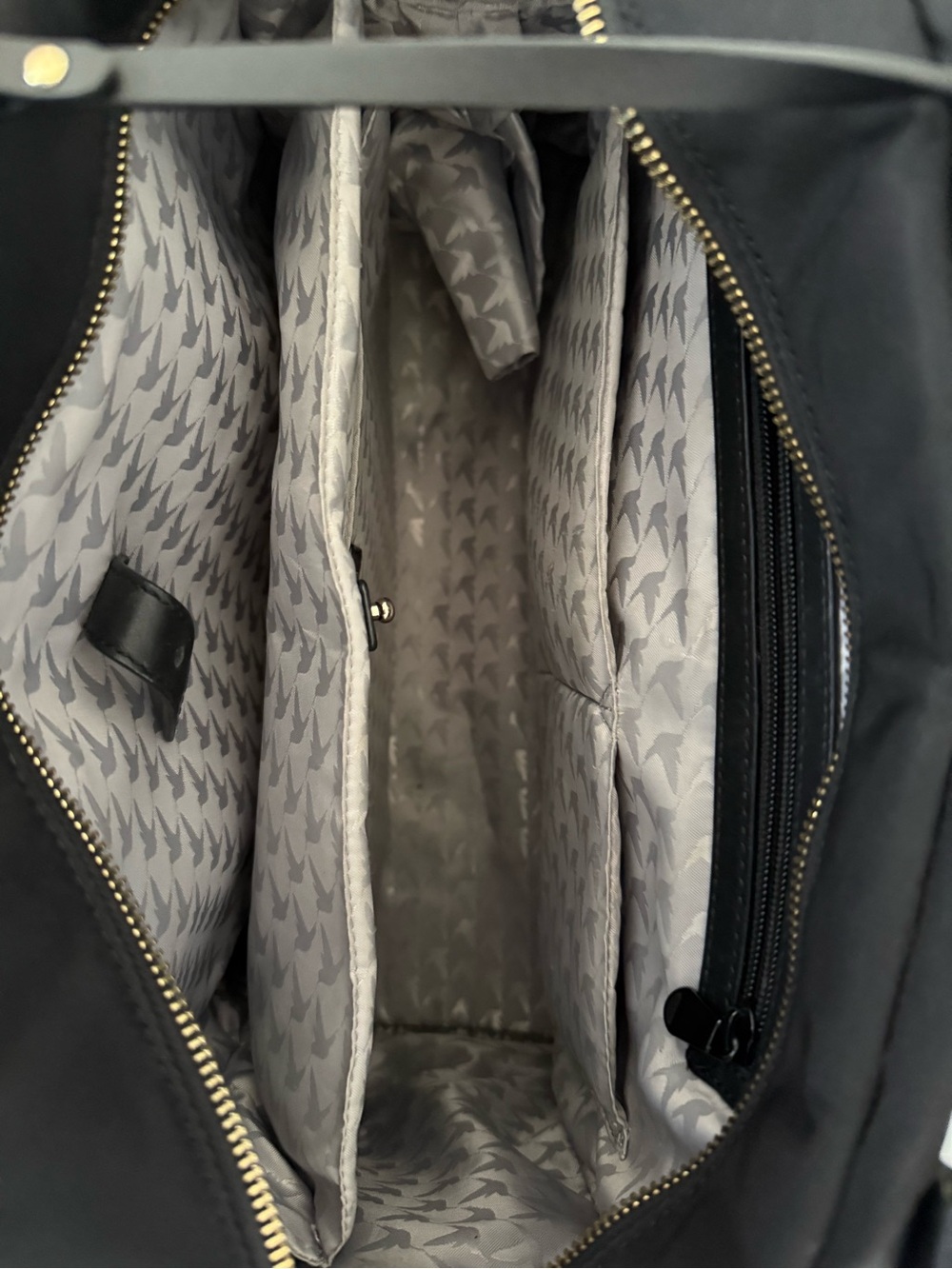 Classic Black Women's Tote Bag with Gold Hardware - Picture 3 of 3
